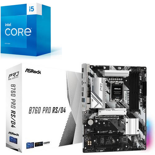 intel + ASRock Core i5-13500 + ASRock B760 Pro RS/D4 セット 【PCIe 5.0対応】