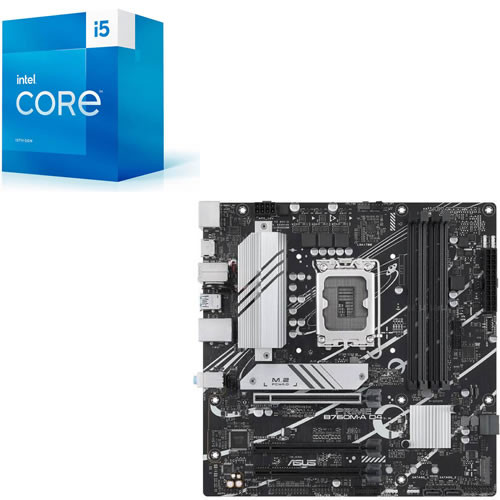セット商品（intel + ASUS） Core i5-13400 + ASUS PRIME B760M-A D4 セット 【PCIe 4.0対応】