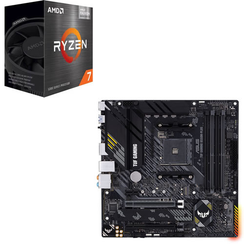 AMD Ryzen 7 5700G + ASUS TUF GAMING B550M-PLUS セット