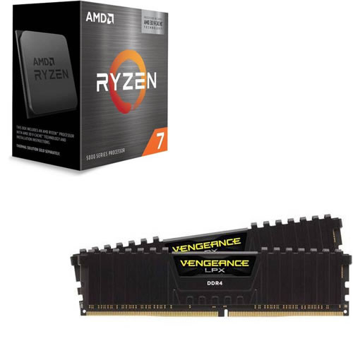 セット商品（AMD + CORSAIR） AMD Ryzen 7 5700X3D + CORSAIR 