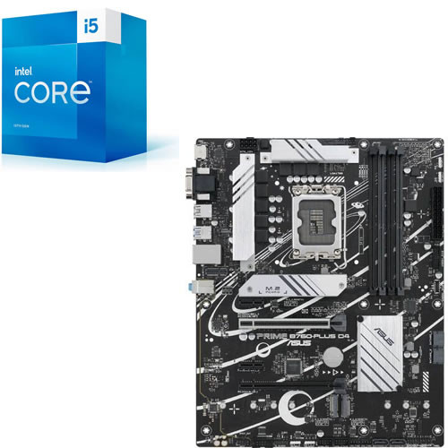 Core i5-13400 + ASUS PRIME B760-PLUS D4 セット 【PCIe 5.0対応】