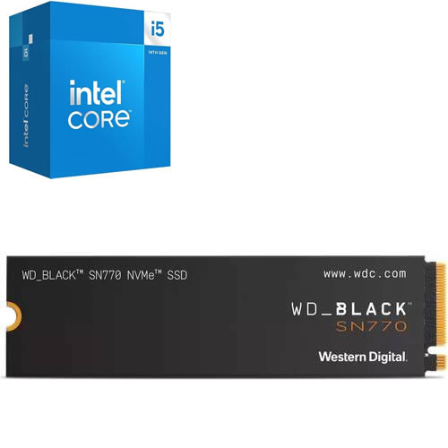 WD SSD WDS100T3X0E + Intel CPU Core i5-14500 セット