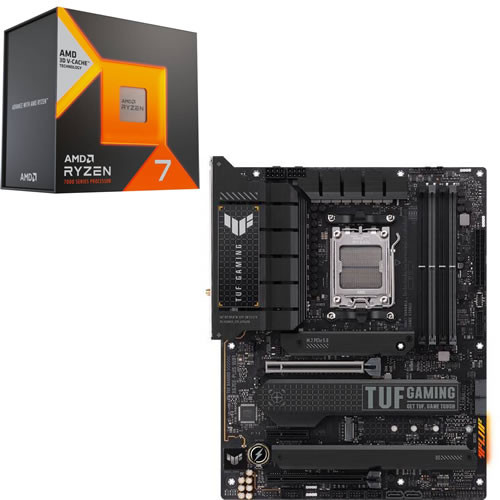 AMD Ryzen7 7800X3D + ASUS TUF GAMING X670E-PLUS WIFI セット 【PCIe 5.0対応】