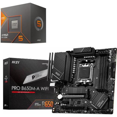 AMD Ryzen 5 8600G + MSI PRO B650M-A WIFI セット 【PCIe 4.0対応】