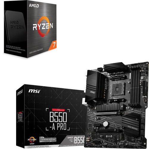 AMD Ryzen 7 5700X + MSI B550-A PRO セット