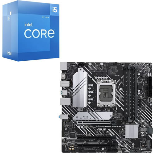 Core i5-12400 + ASUS PRIME B660M-A D4 セット 【DDR4対応】