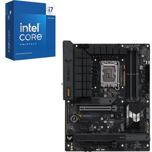 セット商品（intel + ASUS） Core i7-14700KF + ASUS TUF GAMING H770-PRO WIFI セット 【PCIe 5.0対応】