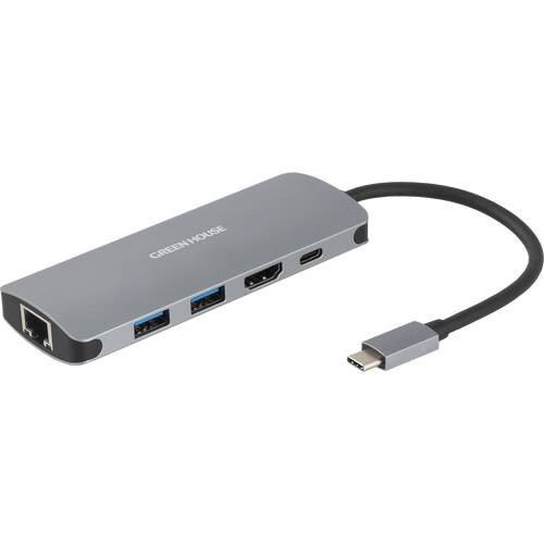 GH-MHC5A-SV USB Type-Cドッキングステーション 有線LANポート