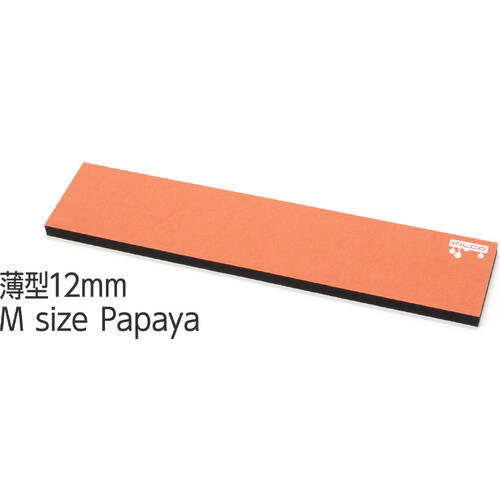 Macaron 薄タイプ(12mm) Mサイズ(365×80mm) パパイヤ MWR/12M-PA リストレスト