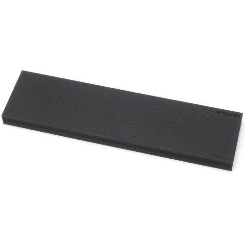 Animal-Free Leather Macaron Black Sサイズ コンパクトキーボード用リストレスト