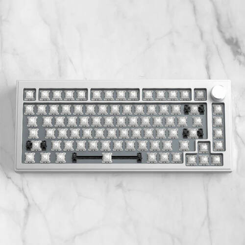 Drunkdeer A75 Barebone SilverWhite PVD Sliver Aluminum [A75L-W0MZ]