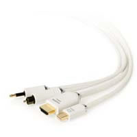 Mini Display Port plug +3.5 optical to HDMI plug +Toslink optical (single cable) (525322)