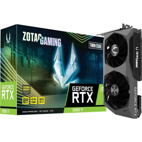 RTX 3060 Ti　49,980円 ZOTAC ゾタック ZOTAC GAMING GeForce RTX 3060 Ti GDDR6X Twin Edge / ZT-A30620E-10P  【ツクモ･TSUKUMO】 など 他商品も掲載の場合あり