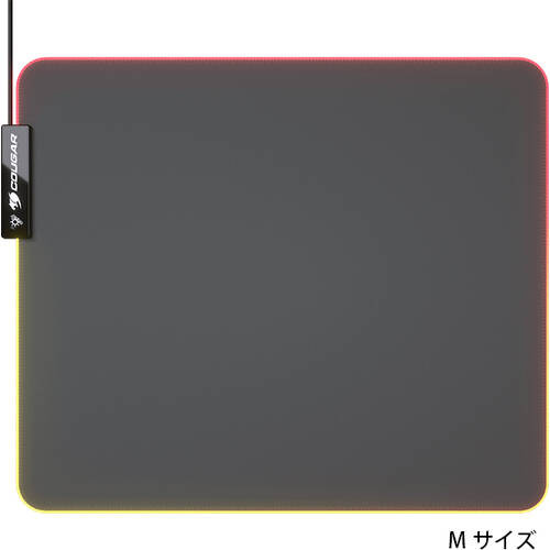 CGR-NEON MOUSE PAD 350x300x4mm RGBイルミネーション ソフトタイプ ゲーミングマウスパッド