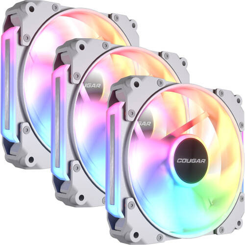 Apolar 120 ARGB White 3 Fan Pack　CF-APR12HW3-RGB