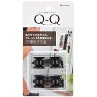 ダブル吸盤ホルダー「Q-Q」ブラック/ブラック(CQQ-2BK)