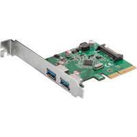 ポートを増やしタイ USB3.1 Gen2(Type-A ×2) PCI Express ×4 接続インターフェイスカード (CIF-U31A2)