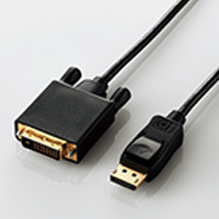 CAC-DPDVI10BK DisplayPort - DVI-D ケーブル 1m FHD/60Hz対応