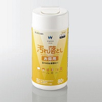 WC-AL80N 汚れ落とし お徳用 ウェットクリーニングティッシュ 除菌 消臭 80枚入り 日本製