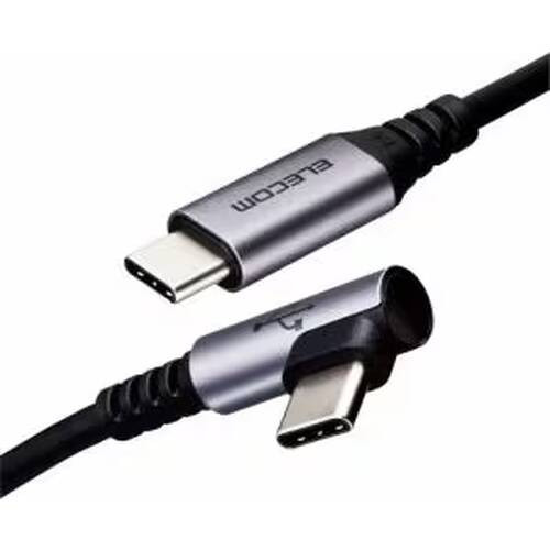 MPA-CCL12NBK　USB2.0ケーブル（認証品、C-C、L型コネクタ）　1.2m