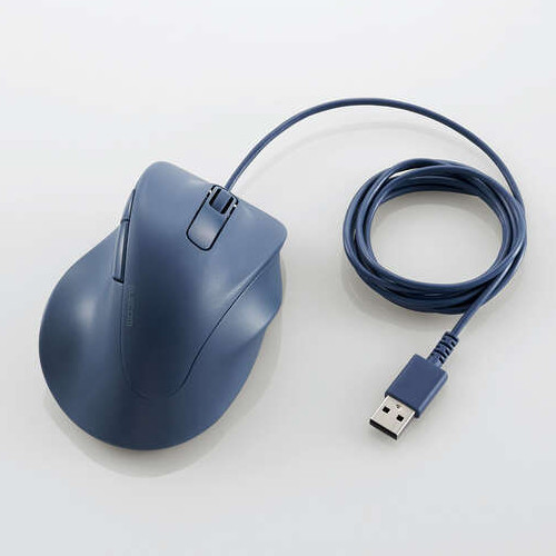 M-XGM30UBSKBU 静音 有線マウス EX-G 5ボタン Mサイズ ブルー