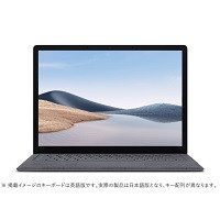 5PB-00020 Surface Laptop 4　[ 13.5型 / 2256×1504 / タッチパネル / Ryzen 5 4680U / RAM:8GB / SSD:256GB / Windows 10 Home / MS Office H&B / プラチナ ]
