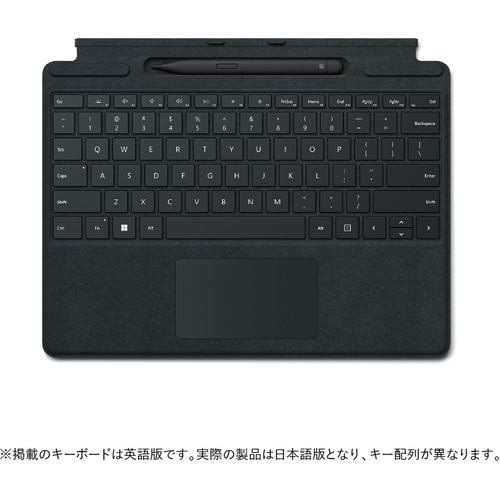 8X6-00019 スリム ペン 2 付き Surface Pro Signature キーボード - ブラック (日本語)