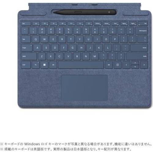 8X6-00115 スリム ペン 2 付き Surface Pro Signature キーボード - サファイア (日本語)