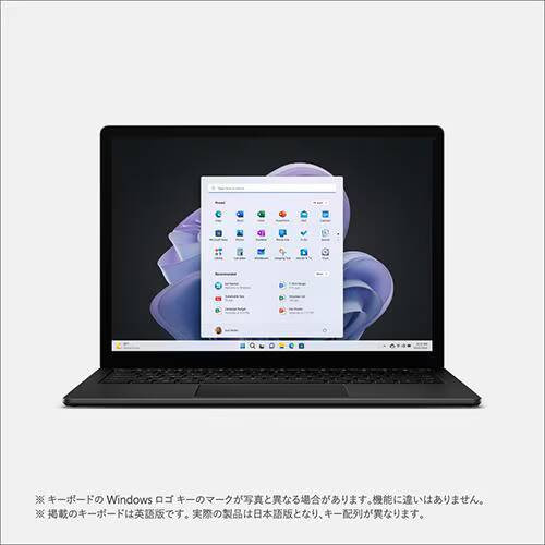 S0P-00001　Surface Laptop 5　[ 13.5型 / 2256×1504 タッチパネル / i5-1235U / RAM:16GB / SSD:256GB / Windows 11 Home / MS Office H&B / ブラック ]