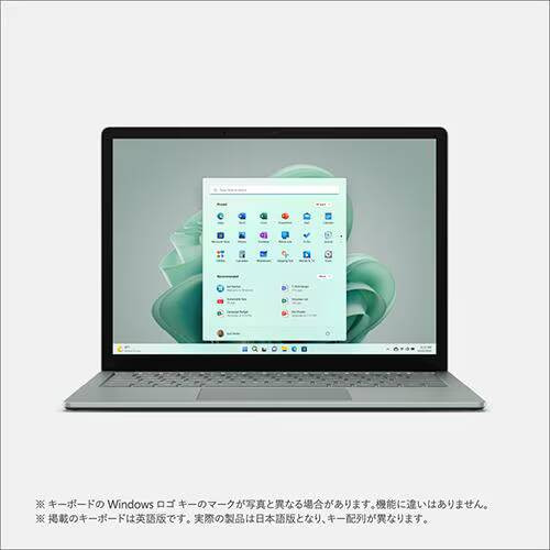 S0P-00002　Surface Laptop 5　[ 13.5型 / 2256×1504 タッチパネル / i5-1235U / RAM:16GB / SSD:256GB / Windows 11 Home / MS Office H&B / セージ ]