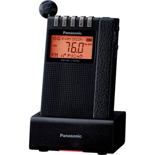 RF-ND380RK-K [ブラック] FM/AM 2バンドラジオ