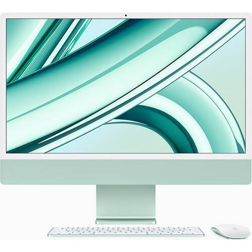 iMac 24 Retina 4.5K　MQRA3J/A　[ 24型 / 4480×2520 / Apple M3(8C/8G) / RAM:8GB / SSD:256GB / Mac OS / グリーン ]