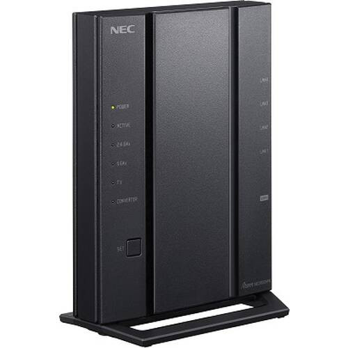 NEC エヌイーシー PA-WG2600HP4 [無線LAN親機 / Wi-Fi 5（11ac）対応 / 4ストリーム / 1733 Mbps + 800 Mbps / Aterm シリーズ]