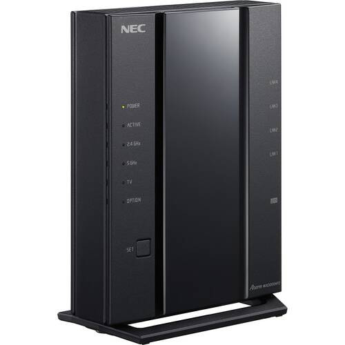 NEC エヌイーシー PA-WX3000HP2 [無線LAN親機 / Wi-Fi 6 (11ax)対応 / 2ストリーム / 2402 Mbps + 574 Mbps / Atermシリーズ]