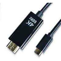 LDC-4K60CH10 USB Type-C - HDMI ケーブル 1m 4k/60Hz対応 Thunderbolt 3互換