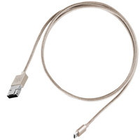 SST-CPU 02G (ゴールド) MicroB/USB Type A 2in1コネクタ to リバーシブル Micro-Bケーブル 充電 データ 対応 1m