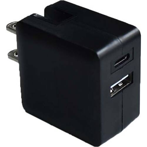 LAC-RACPD-BK 最大18W PD対応 USB充電器 ブラック