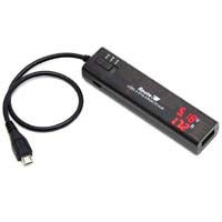 RUH-OTGU4C+C [USB2.0ハブ/4ポート/25cm/USB microBオス/バスパワー/給電用ケーブル付き]
