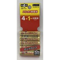 YAMADASELECT(ヤマダセレクト)　YSLR03G1/5B　アルカリ乾電池　単4　5本