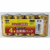 YAMADASELECT(ヤマダセレクト) YSLR20G1/4S　アルカリ乾電池　単1　4本