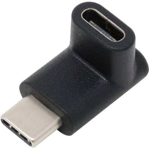 USB3.1Gen2変換アダプタ Cメス - Cオス 縦L型 U32CC-UFAD