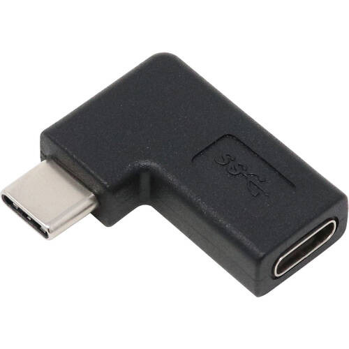 USB3.1Gen2変換アダプタ Cメス - Cオス 横L型 U32CC-LFAD