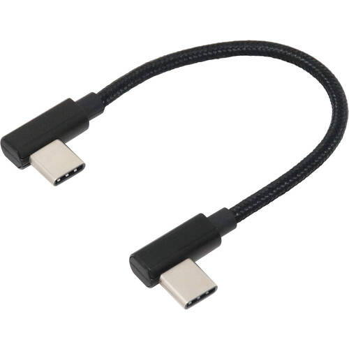 USB Type-Cホストケーブル C - C 両端L型  U20CC-LL01T 10cm