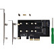 M.2 NVMe SSD変換PCIeカード SATAコンボ AIF-09