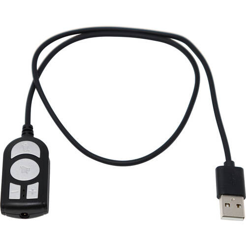USBオーディオ変換ケーブル 4極ヘッドセット用  ADV-126 50cm