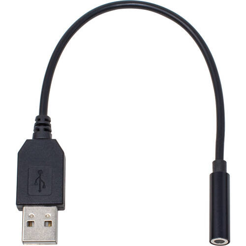 USBオーディオ変換ケーブル 4極ヘッドセット用  ADV-127