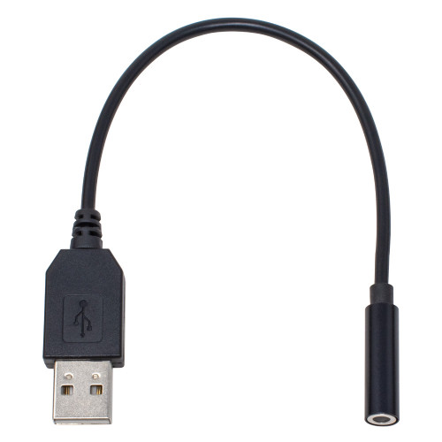 USBオーディオ変換ケーブル 4極ヘッドセット用  ADV-127A 20cm
