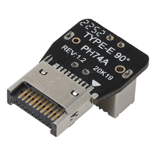 USB-027　フロントUSB Type-Cヘッダー変換アダプタ L型標準