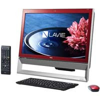 LaVie Desk All-in-one DA370/BAR PC-DA370BAR （クランベリーレッド）