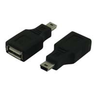 USB A(メス）→miniUSB(オス） USBAB-M5AN